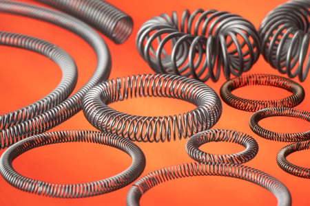 Canted coil springs.