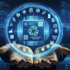 Digital Product Passport graphic.