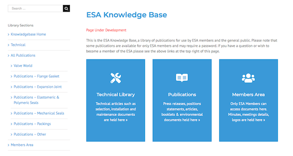 ESA Knowledge base