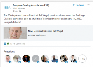 ESA-LinkedIn post