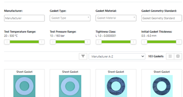 ESA Gasket Database