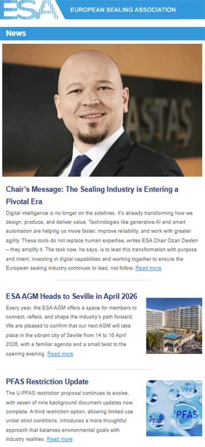 ESA Newsletter April 2025
