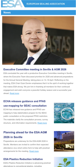 ESA Newsletter October 2025