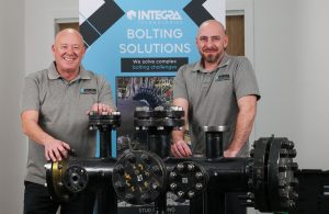 David Liddle (left), INTEGRA’s UK Sales Manager with Sam Frank, Joint Integrity Engineer
